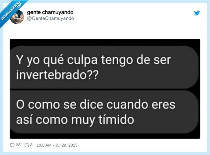 invertebrado,tímido