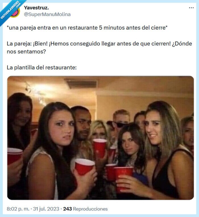 plantilla,restaurante,última hora