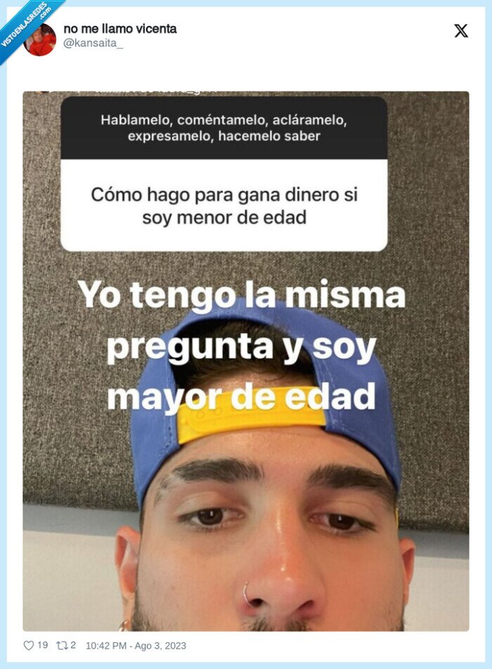 edad,ganar,dinero,menor,mayor