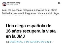 Enlace a Mejor llegar con vista y acabar ciego, por @TirodeGraciah