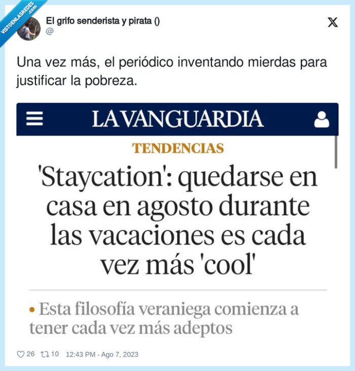 periódico,inventando,justificar,staycation,pobreza