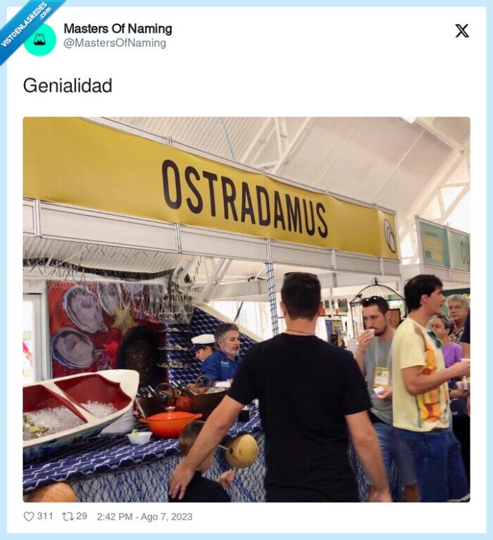 genialidad,nostradamus,ostradamus,ostras