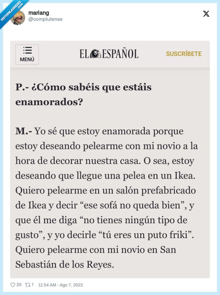 enamorados,ikea,pareja