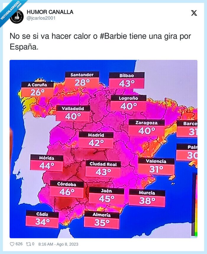 barbie,españa,calor,gira