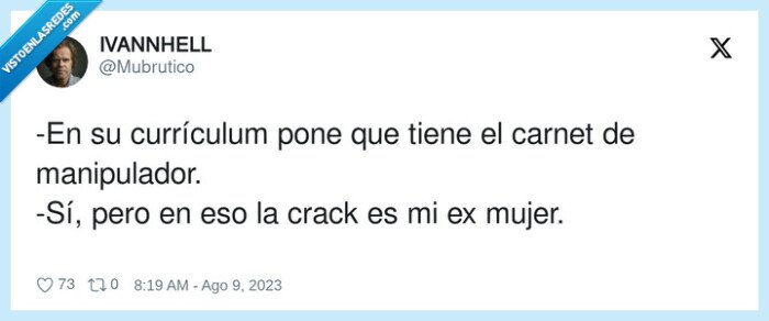 currículum,manipulador,carnet,crack,mujer