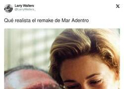 Enlace a Qué realista el remake de Mar Adentro, por @LarryWalters_