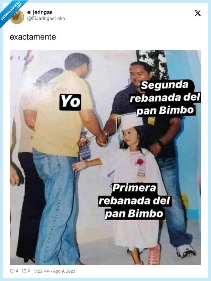 pan bimbo,rebanada