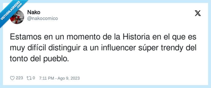 distinguir,influencer,historia,difícil