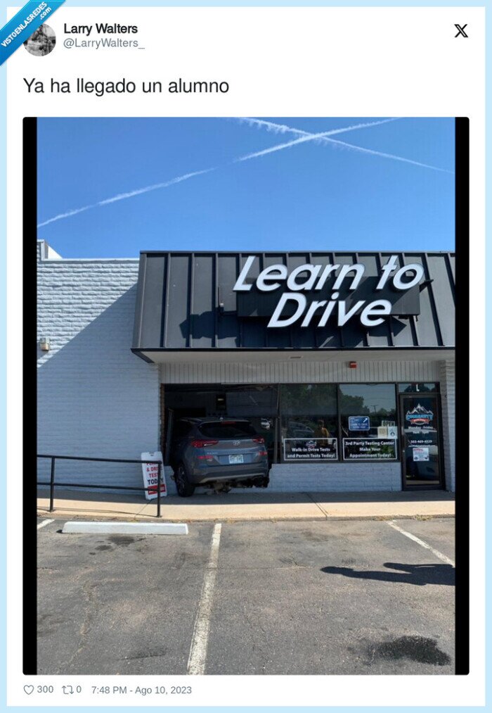 autoescuela,coche,accidente,pared,romper,learn to drive