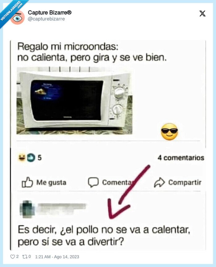 pollo,calentarse,divertirse,microondas