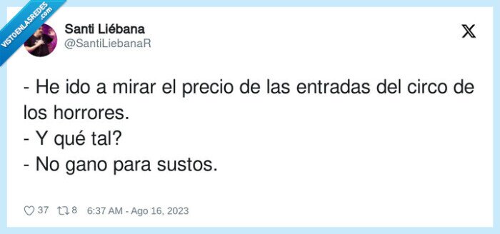 sustos,horrores,entradas,precio,mirar,circo