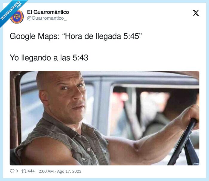 llegar,hora,prevista,google maps,conducir