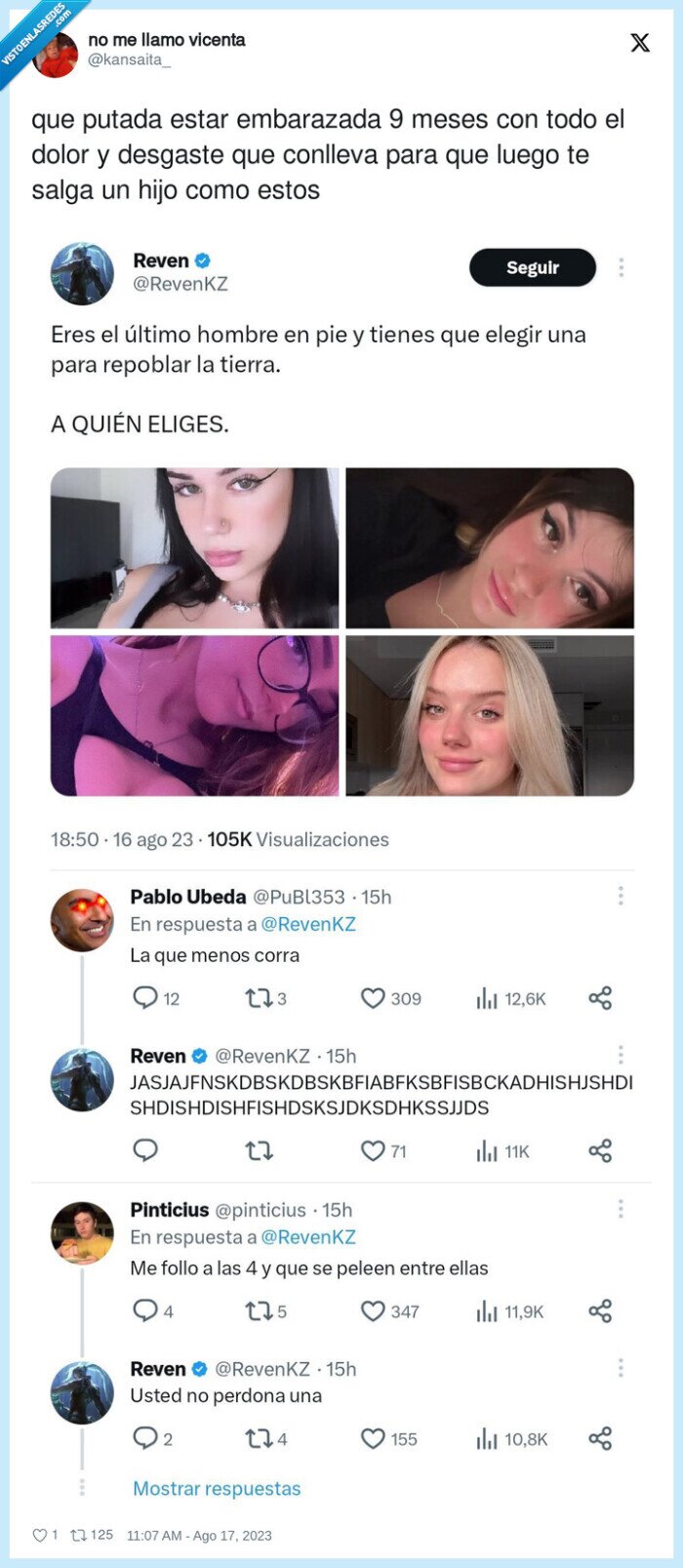 embarazada,desgaste,tontos,twitter,contestar