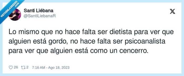 psicoanalista,cencerro,dietista,gordo