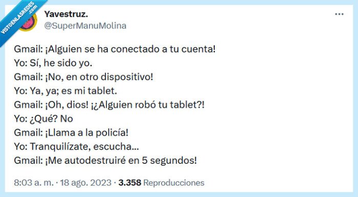 gmail,alerta,inicar sesión