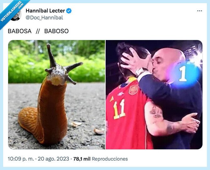 babosa,baboso,rubiales,seleccion femenina,mundial,beso,acoso