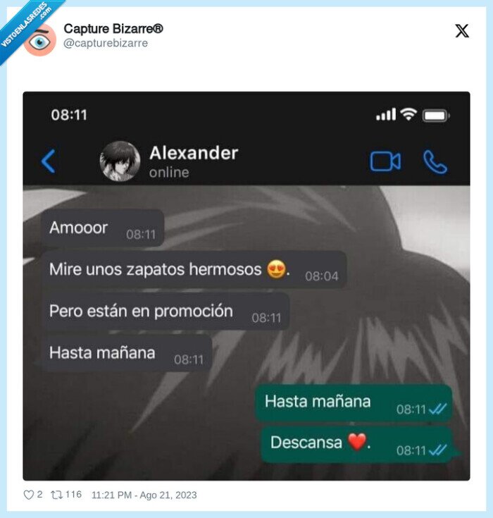 callar,whatsapp,zapatos