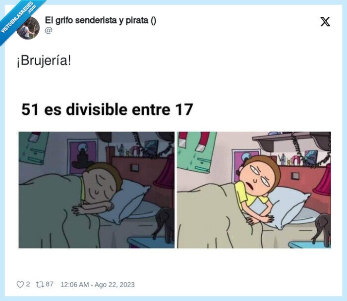 brujería,divisible,51,17