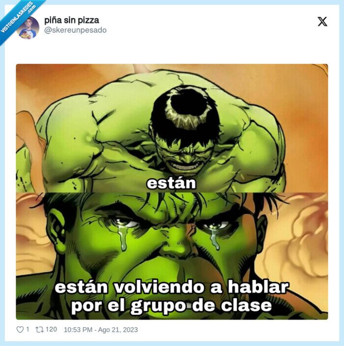 hulk,grupo,whatsapp,clase