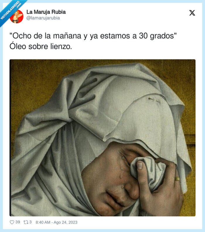 mañana,calor,óleo sobre lienzo
