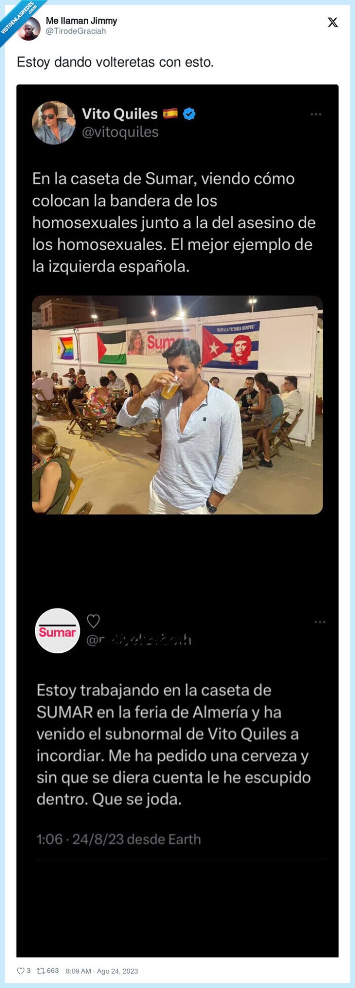 vitor quiles,banderas,sumar,lgtb