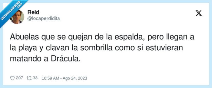 sombrilla,espalda,drácula,abuelas
