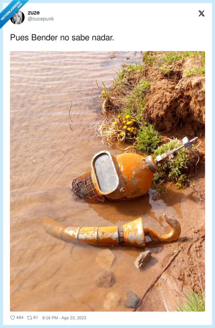 bender,nadar,barro,ahogado