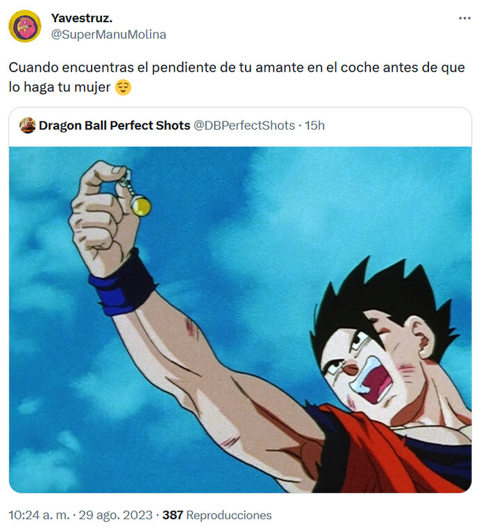pendiente,mujer,amante,coche,dragon ball