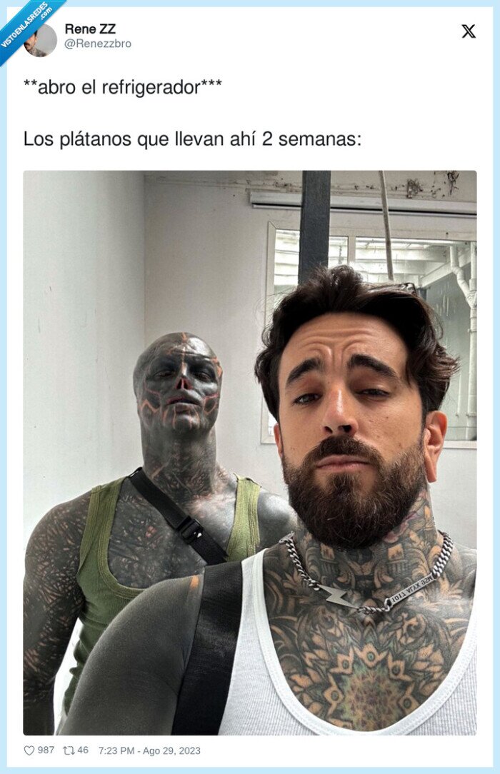 refrigerador,plátanos,semanas,black alien
