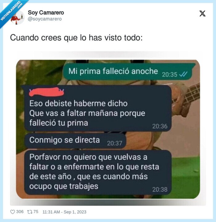 muerte,familiar,enfermar,trabajo,ausentarse