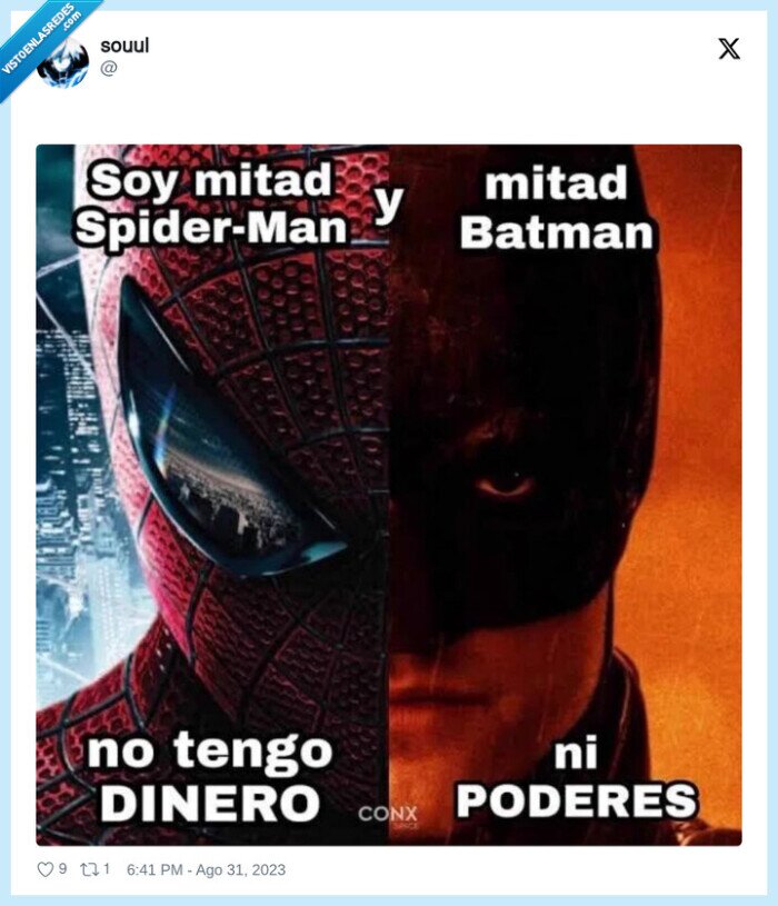 batman,spiderman,dinero,poderes
