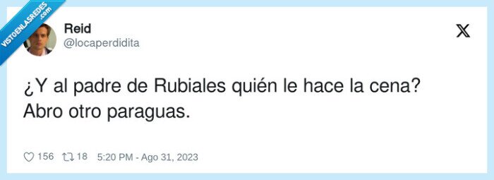 rubiales,comer,padre,cena