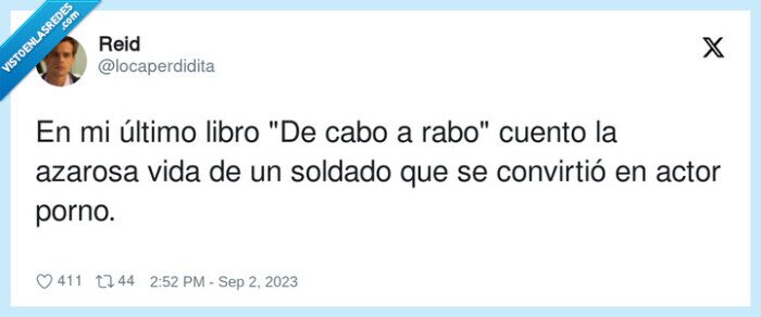 cabo,rabo,soldado,actor prno