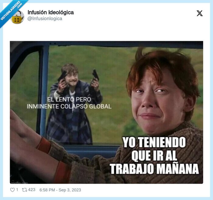 trabajar,colapso global