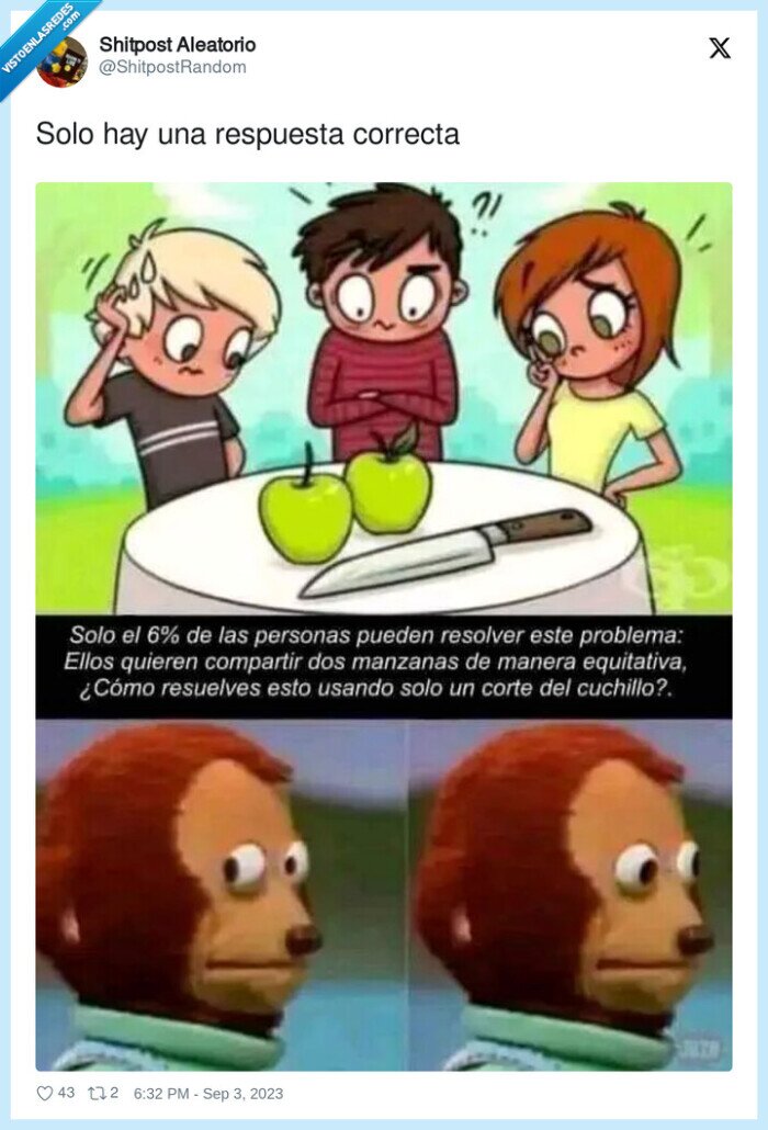 repartir,manzana,cuchillo,matar