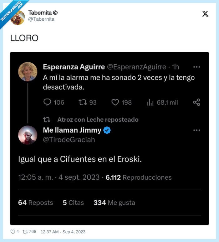 cifuentes,eroski,robar,alarma,aguirre