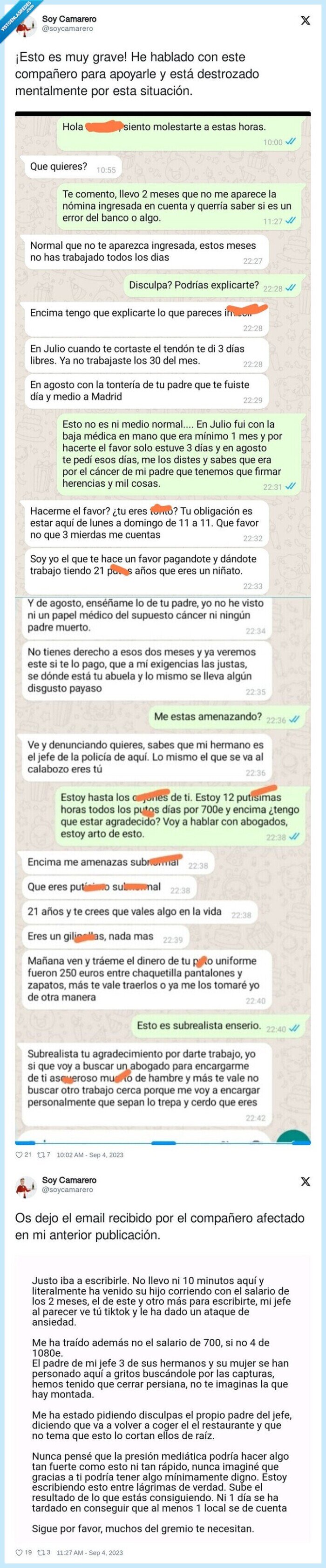 bar,camarero,maltratar,conversación