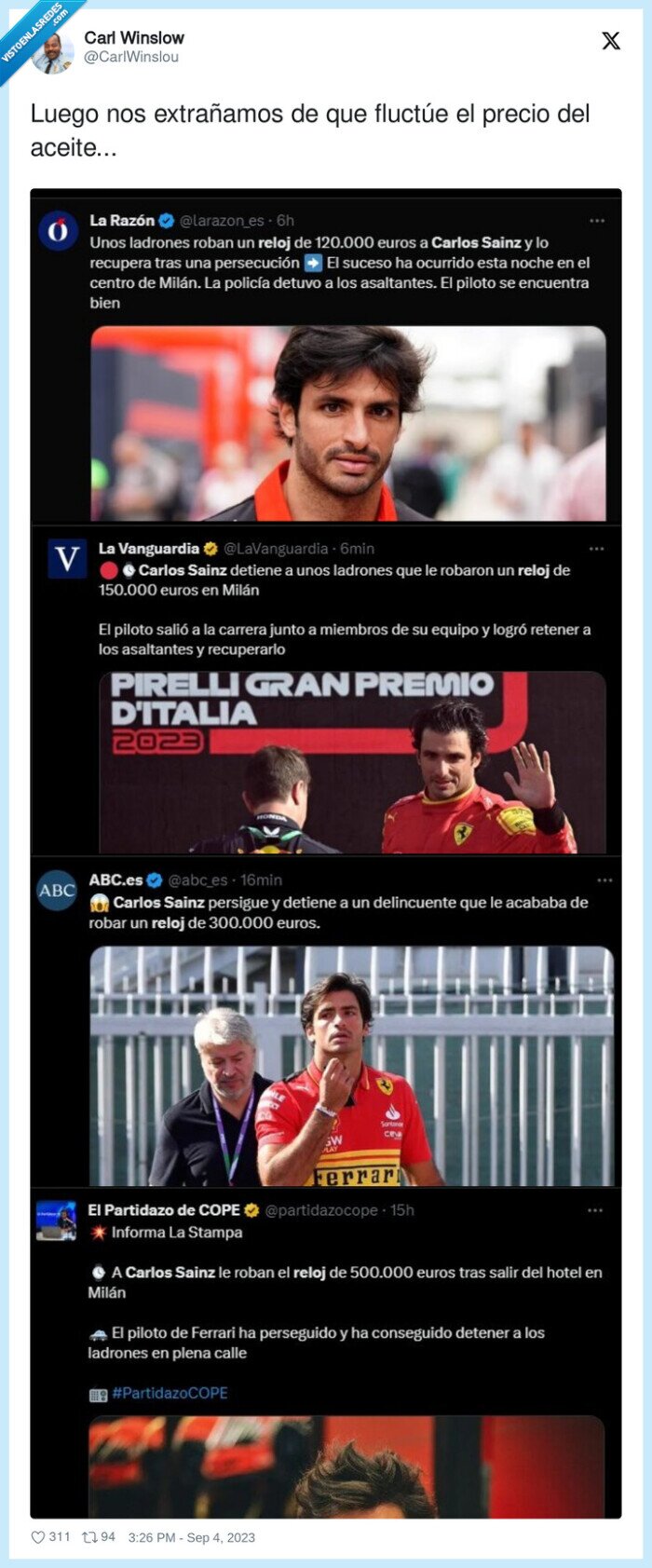 fluctúar,precio,aceite,reloj,robado,monaco