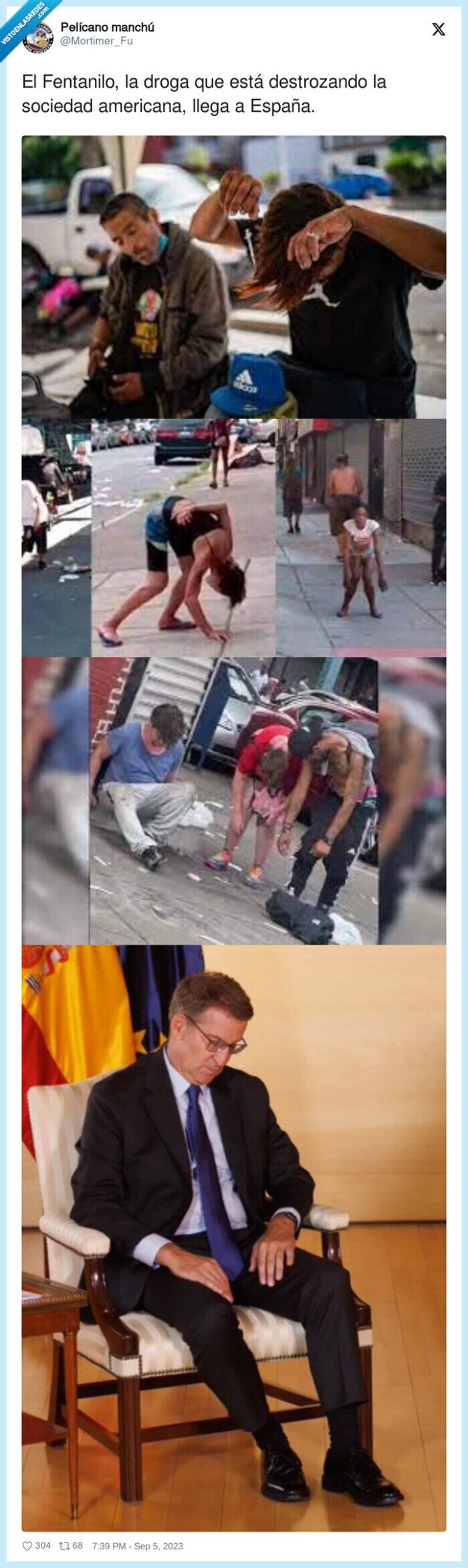 destrozando,fentanilo,sociedad americana,españa,droga,feijoo,dormido