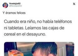 Enlace a Cajas de cereales, botes de champú... todo valía, por @Nostalgia822