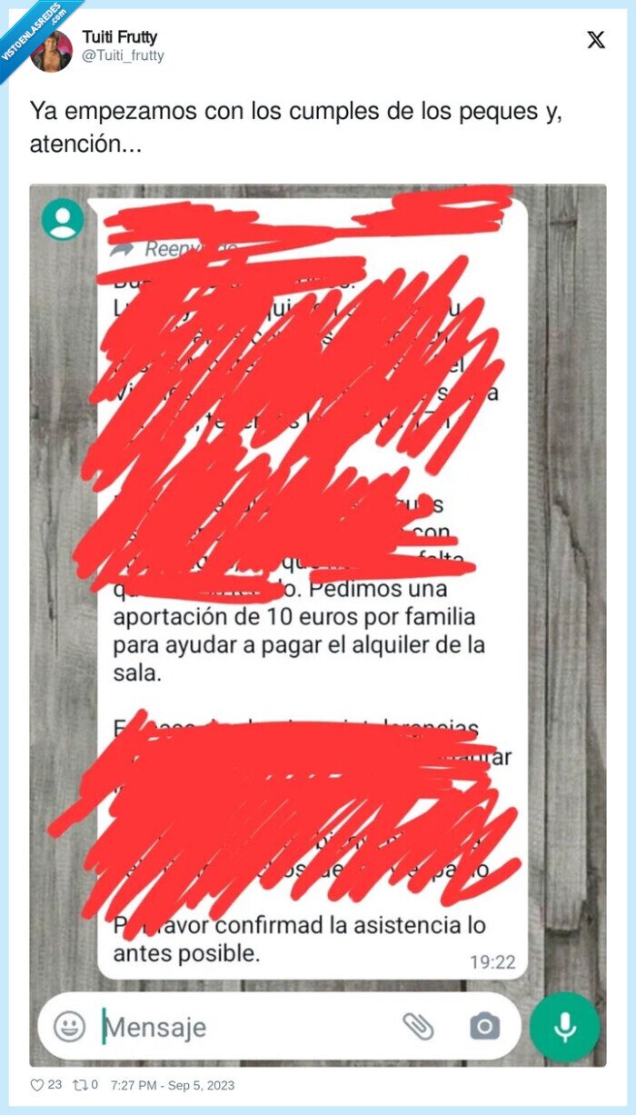 cumplea&ntilde;os,pagar,dinero,sala de fiestas