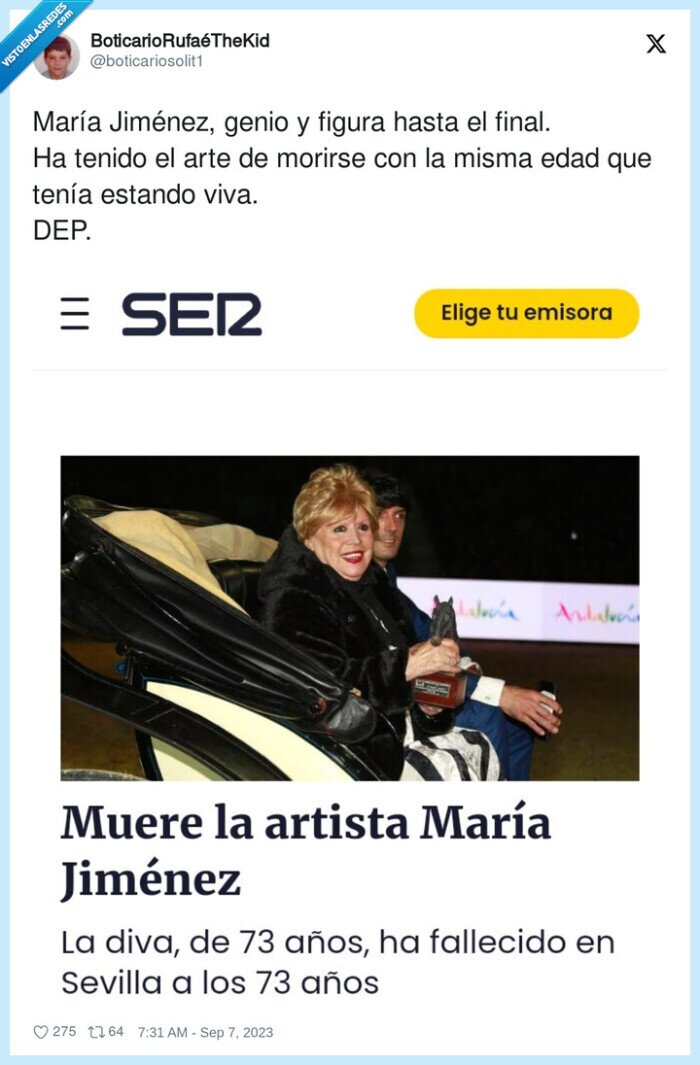 maría jiménez,dep,rip,mitica