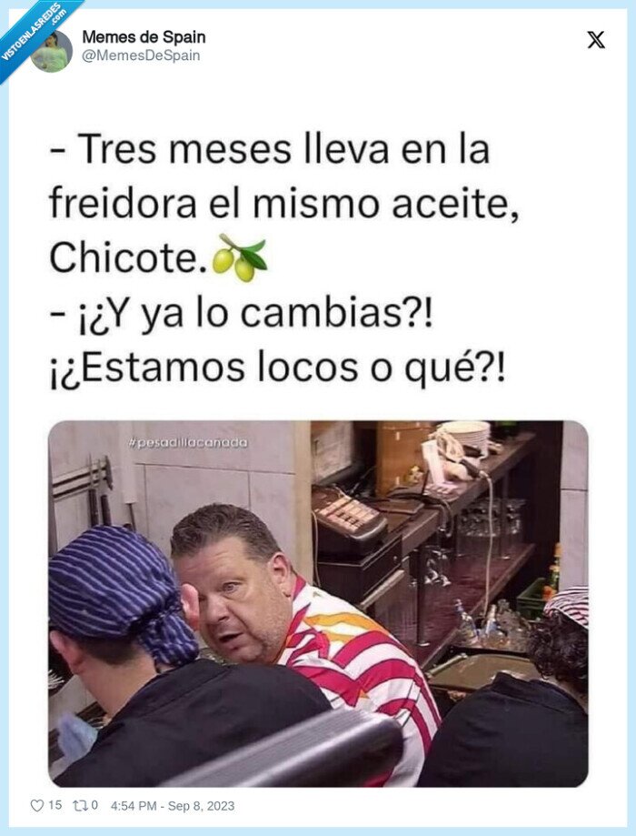 chicote,freidora,aceite de oliva