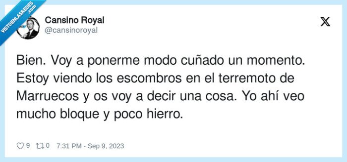 marruecos,escombros,terremoto,dep,cuñado,bloque,hierro