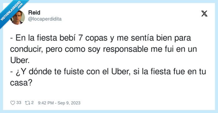responsable,conducir,uber,fiesta,casa