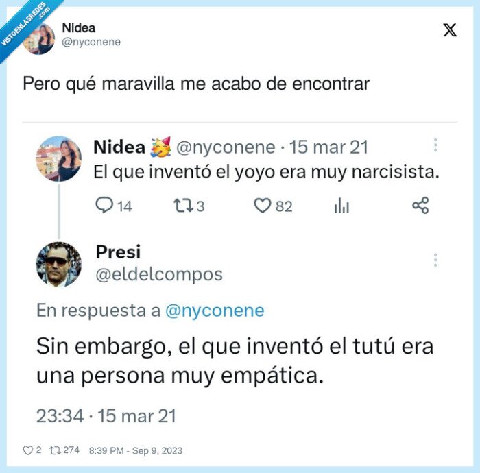 tutu,yoyo,empatia,narcisista