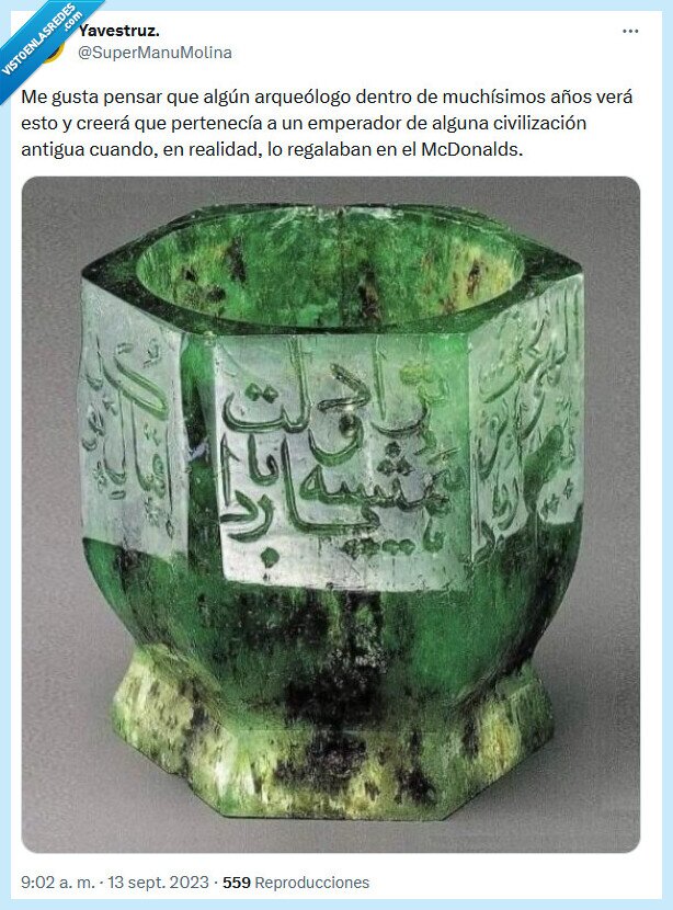 mcdonalds,arqueólogo,civilación