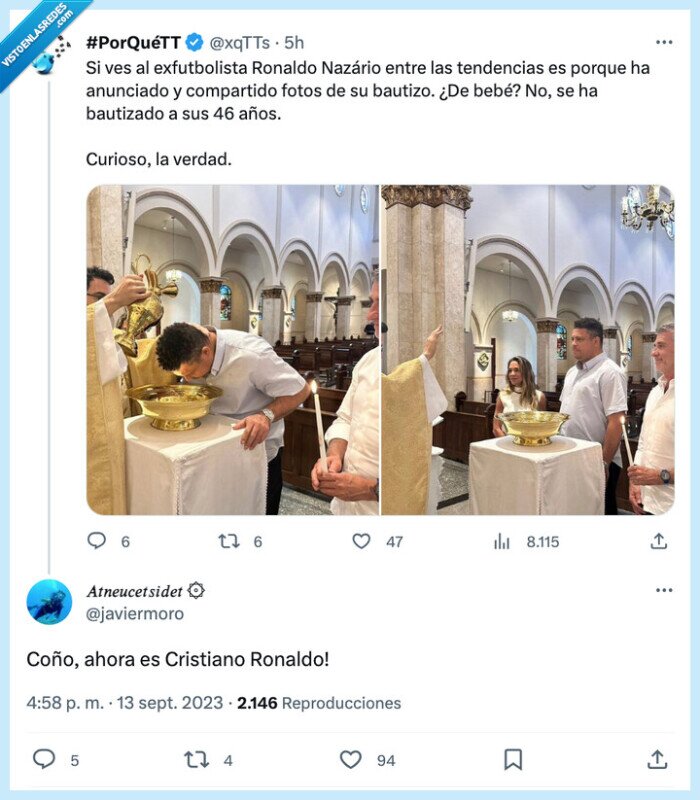 cristiano,ronaldo,bautizo,nazario