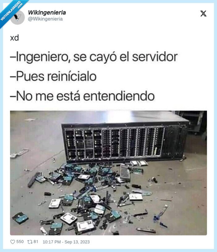 servidor,caída,reiniciar,romperse
