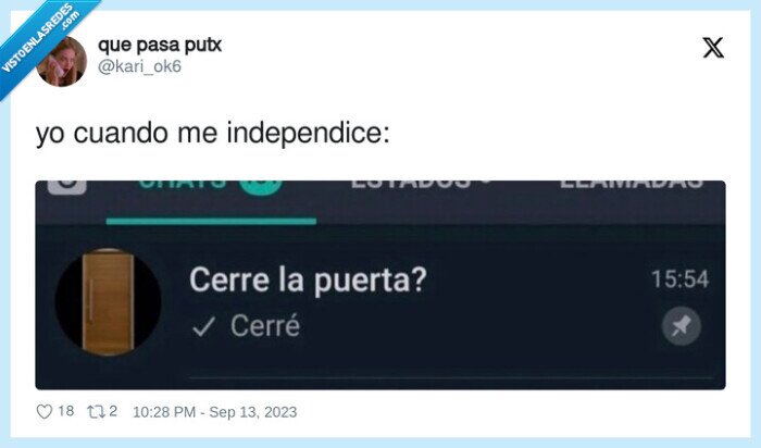 independice,whatsapp,grupo,cerrar puerta